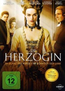 DVD Cover Die Herzogin mit Keira Knightley und Ralph Fiennes