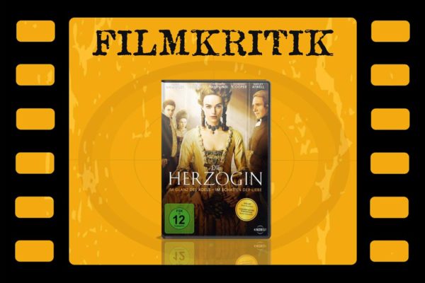 Filmkritik Die Herzogin mit DVD Cover in Filmstreifen