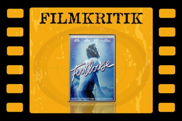 Filmkritik Footloose mit DVD Cover in Filmstreifen