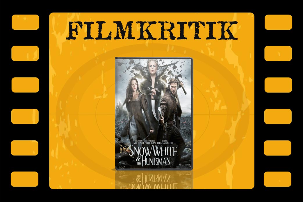 Filmkritik Snow White and the Huntsman mit DVD Cover in Filmrolle