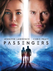 Jennifer Lawrence und Chris Pratt auf Filmplakat Passengers von Sony Pictures