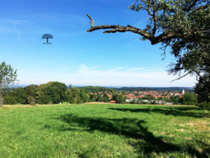 Ausblick über Amerang